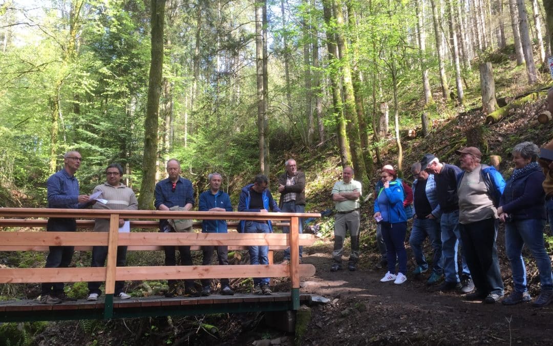 Inauguration passerelle