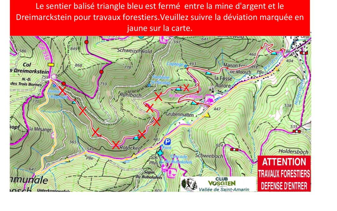 Alerte travaux à Moosch mine d’argent