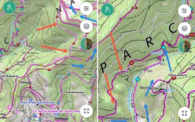 Travaux au-dessus de Saint Amarin